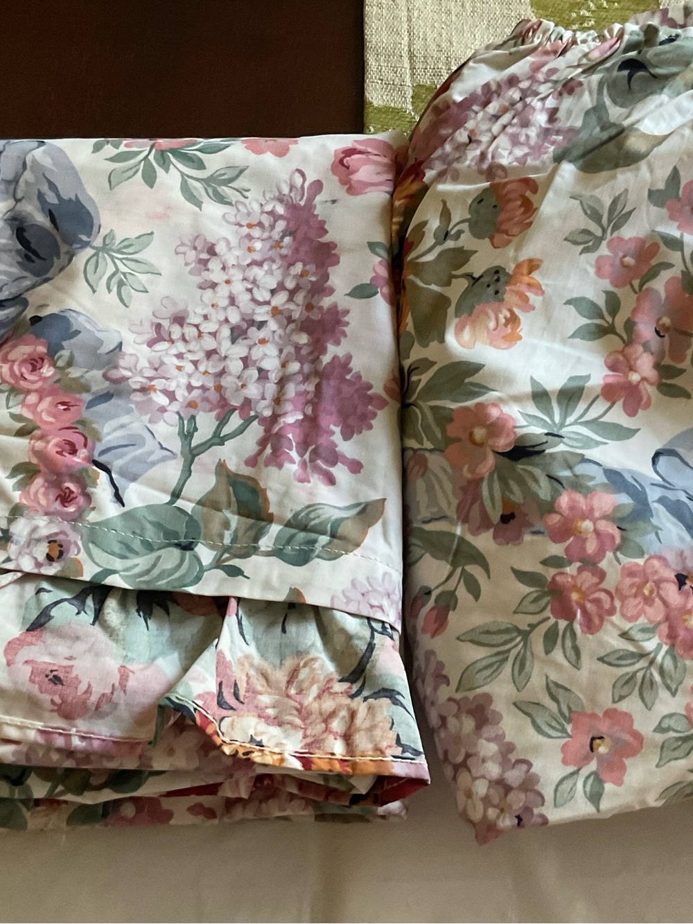 Vintage Ralph Lauren Allison Twin Sheet Set- Flat & Fitted Sheet - NEW, USA